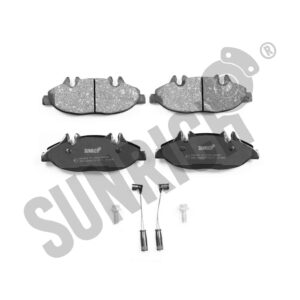 KLOCKI HAMULCOWE SUNRICH PRZÓD SR0634.01-1600